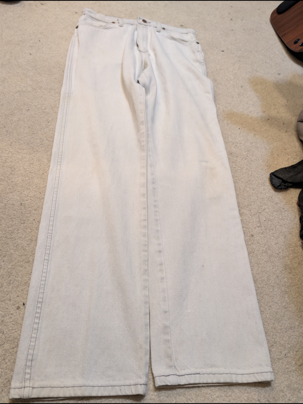 13MWZPG Cream Cowboy Cut Wrangler Jean